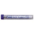 Pentel Eraser Refills for Pentel Champ, e-sharp, Jolt, Icy and Quicker Clicker Pencils, White, PK5, 5PK PDE1